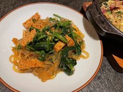 凉拌菠菜粉丝-丝路金桃·新疆菜(徐汇店)