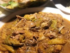 茄子炖蚬子-日丰园海肠水饺·老字号大连海鲜(和平广场店)