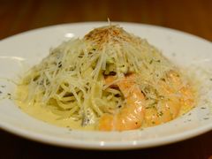 芝士蘑菇鲜虾意大利面-BE BRIGHT KITCHEN(正佳广场店)