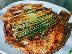 香茅烤鱼-岩保农家乐