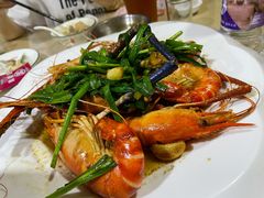 韭菜大头虾-阿静美食