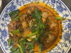蒜苗回锅肉-芙蓉凰花园酒楼