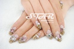 奶茶豹纹小典雅-STAR美甲店