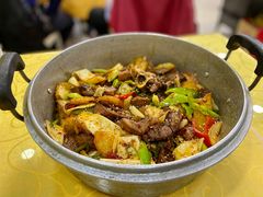 -炕锅羊肉土火锅面片大王