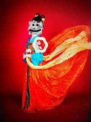 -后宫·古装汉服京剧儿童亲子全家福摄影