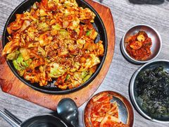 辣炒鱿鱼-全州豆芽汤饭