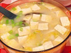 鸡汤小白菜煮榆林豆腐-西贝(金桥店)
