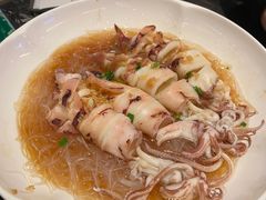 蒜蓉粉丝蒸鱿鱼-新白鹿餐厅(虹桥南丰城店)