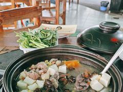 -麒麟羊庄酒店内庭院(新风街豪威麒麟店)