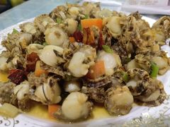 葱爆威海扇贝-威海渔村(静安旗舰店)