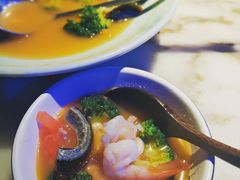 上汤西兰花-绿茶餐厅(光谷世界城步行街店)