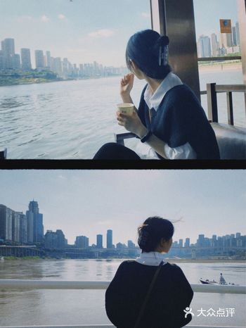 重庆轮渡～之前在去金海湾公园的时候看到有船到码头