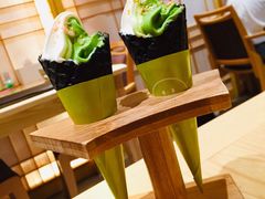 抹茶双拼冰淇淋-隐泉京望日式料理(太和广场店)