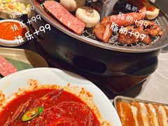 -草家酱蟹炭火烤肉店(珲春南路一店)