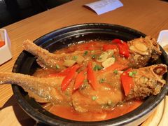 泡椒沙煲小黄鱼-顺香居·老字号湖北菜(江汉路店)