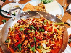 干锅鱿鱼虾-李老哈·东北菜(宋园路店)