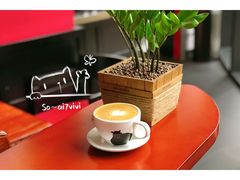 拿铁咖啡latte-BLAQ咖啡(骏豪店)