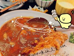 炸猪排咖喱定食-千懿六本木酒场(常熟路店)