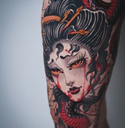 -刺客纹画·纹身·洗纹身.穿孔饰品