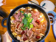 原味牛杂火锅-丁记盐蘸牛肉·新杭菜(河东路店)