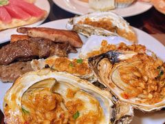 -广州万富希尔顿酒店·感趣自助餐厅·金秋蟹宴生蚝海鲜刺身烧烤