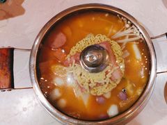 部队年糕火锅-七八冷面·延边朝鲜族美食(欢乐谷店)