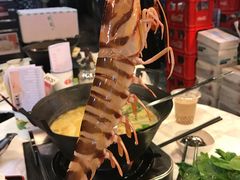 花竹虾-鲜入围煮花胶鸡海鲜火锅