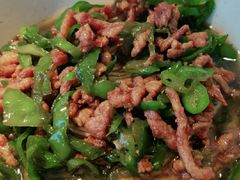 青椒肉丝盖浇面-花园茶楼(兴城西路店)