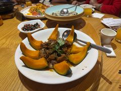 栗子南瓜蒸排骨-德胜轩正宗顺德菜(宝安沙井会展中心店)