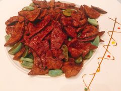 腊八蒜炒猪肝-百富源·海鲜辽菜(和平北大街店)