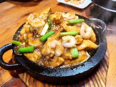 虾仁烧豆腐-百年石锅饭·朝鲜族传统民餐