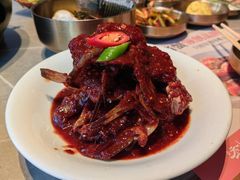 -草家酱蟹炭火烤肉店(珲春南路一店)