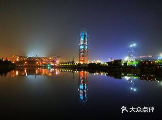 帝都城市中心夜景~鸟巢玲珑塔