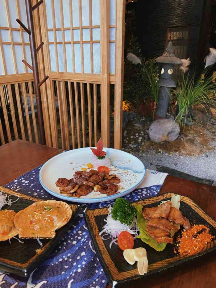 谷神庭院料理图片