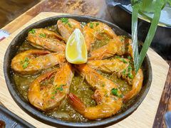铁板爆香柠檬虾-小川洋风料理(街道口店)