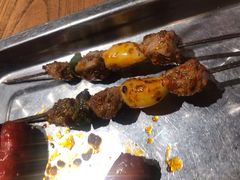 烤蒜瓣牛肉-福苗小骆驼烧烤(大唐不夜城店)