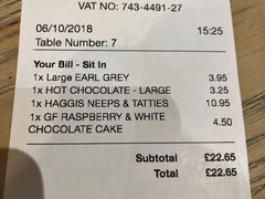 账单-大象咖啡馆