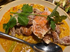 脆炸软壳蟹配泰皇古法咖喱-CHINCHIN 青青·泰国料理(万象食家店)
