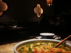 翡翠海鲜面疙瘩汤-绿茶餐厅(乐峰广场店)