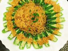 蒜蓉蒸秋葵-茶叁酒肆·楚味江湖(菱角湖店)
