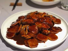 毛蟹炒年糕-屋里厢上海菜馆