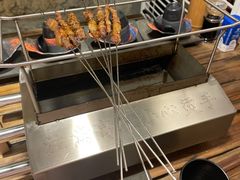 自助取餐区-破瓦寒窑·地摊烤羊排