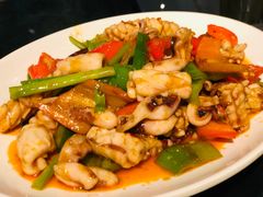 尖椒鱿鱼-达叔香味海鲜(海棠68环球美食街店)