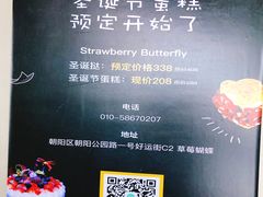 -Strawberry Butterfly草莓蝴蝶日式水果挞