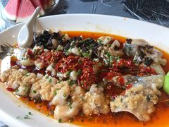 三色蒸鮰头鱼-巴陵全鱼席(湖南老字号汴河街店 )