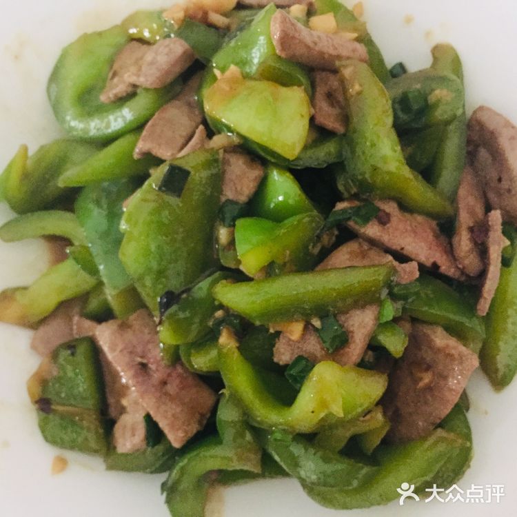 超级下饭菜十分钟搞定的圆椒炒猪肝  猪肝营养丰富软糯