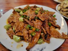 腊八蒜烧肝尖-土菜水饺村(宁夏路店)