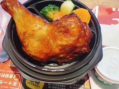 港式烧味脆皮大鸡腿饭-肯德基(灌云时代店)