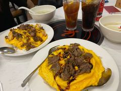 至尊滑蛋三拼饭-有章牛杂(石厦店)