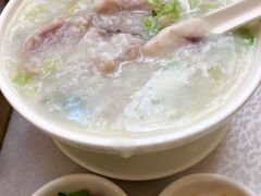 生菜肉片鱼片粥-番禺宾馆丽苑厅